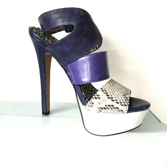 New Leather Jessica Simpson Stilettos Size 5.5 - Picture 2 of 6